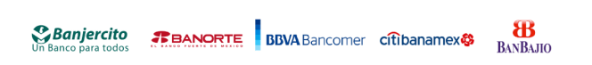 Instituciones bancarias autorizadas fila 1